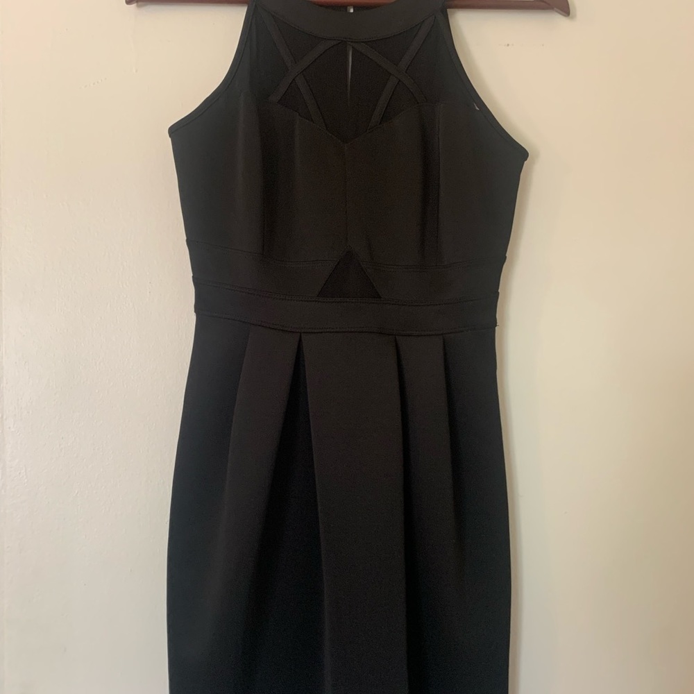 Black cocktail dress